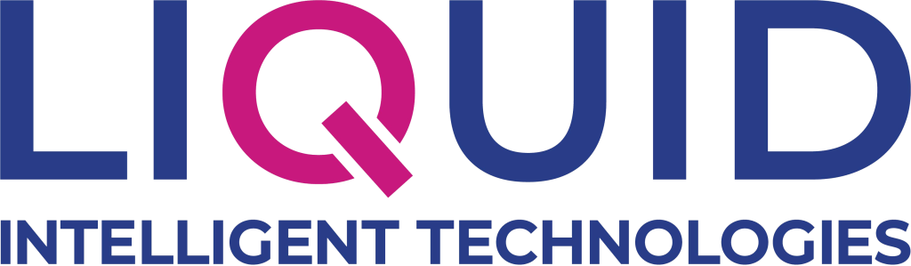 Logo van Liquid met slogan 'Intelligent technologies'